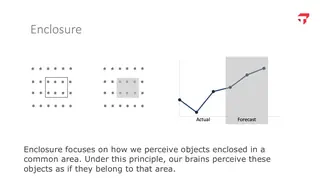 Enclosure: shading sets the forecast apart from the actuals