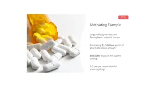 A 40-hospital system buying $1.5 billion of drugs a year with three to five buyers