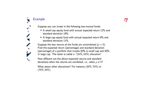 Small cap or large cap: how correlation changes the risk of a 50/50 portfolio