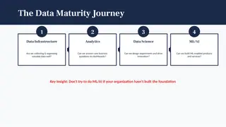 The data maturity journey: don't try ML before the foundation is built