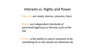 Interests, rights, and power