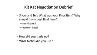KitKat debrief: show your final item and how you traded up