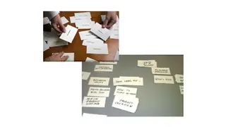 Card sorting to group items