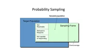 Target population, sampling frame, and who you miss