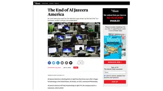 The end of Al Jazeera America