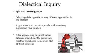 Dialectical inquiry: argue both sides on purpose
