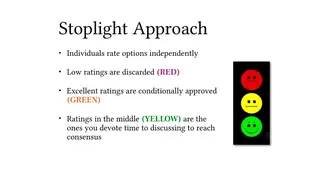 The stoplight approach to group ratings