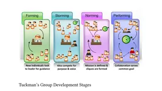 Tuckman's stages: forming, storming, norming, performing
