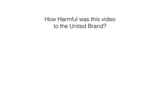 How harmful was this video to the United brand?