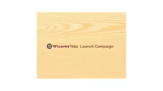 Mekanism's Windows Vista launch campaign