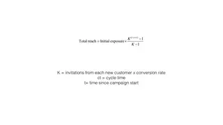A formula for total reach from viral spread