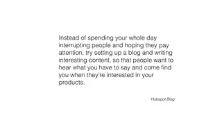 Inbound marketing in HubSpot's own words