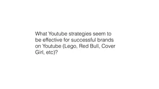 What works on YouTube for Lego, Red Bull, and CoverGirl?