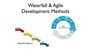 Waterfall and agile development