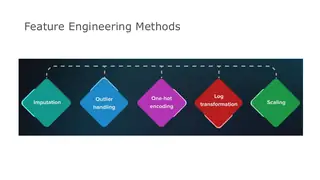 Feature engineering: imputation, outliers, one-hot encoding, log transforms, scaling
