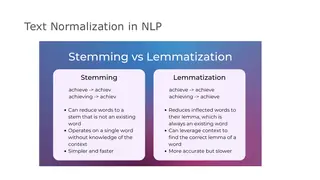 Stemming versus lemmatization: two ways to reduce words to their roots