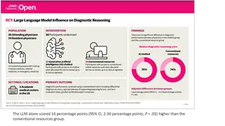 In one clinical study, the LLM alone beat doctors using conventional resources on diagnostic reasoning