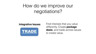 Compatible and integrative issues: find the trades
