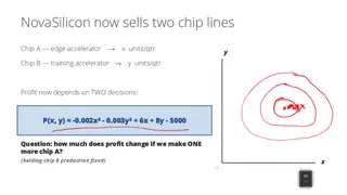 NovaSilicon sells two chip lines, so profit now has two inputs