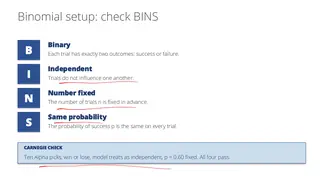 Check BINS before you reach for the binomial